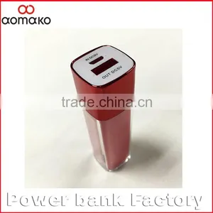 AK-011 High Capacity Manaul for Power Bank Promotion Gift Lipstick ROHS Power Bank for Smartphones thumbnail-4