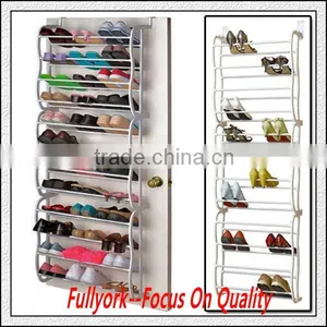 Over The Door Hanging Shelf Shoe Rack Organizer Shoe Storage thumbnail-2