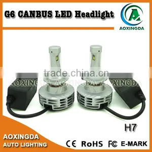 No Error Code G6 G7 G8 LED Headlight H7 Fanelss 6000LM LED Headlight thumbnail-1