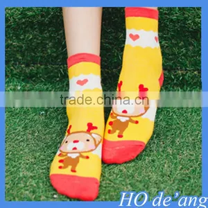 Hogift Socks Wholesale Korea Cute Christmas Socks Girls Lovely Elk Women Cotton Socks MHo-80 thumbnail-2