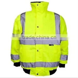 EN20471 High Visibility Fluorescent Color Reflective Safety Jacket thumbnail-4