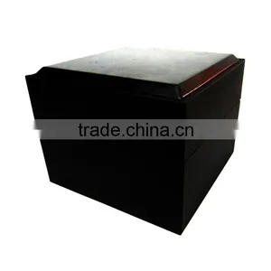 Customized Logo Black Solid Wood Watches Boxes,Watch Display Case. thumbnail-6