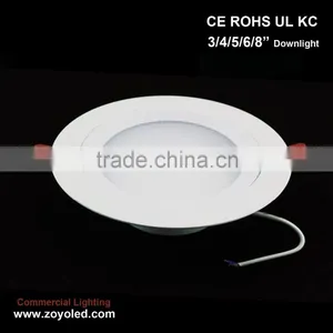 8Inch 24w Recessed Ip33 Smd LED Downlight European Round Ceiling UL CE RoHS thumbnail-1