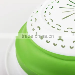 Portable Round Customized Colorful Food Grade Plastic Collapsible Basket thumbnail-4