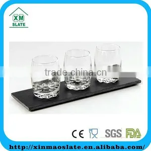[factory Direct] Rectangle 25x8cm Cut Edge Slate Cup Holder Tray Item BD-2508RD1A thumbnail-1