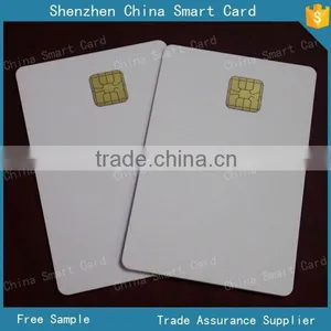 Cheap 0.76mm Thickness Plastic Blank White Card Wtih Contact Chip thumbnail-1