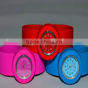 Multi Colors Gents Silicone Slap Watch for Men Water Resistant With Slap Straps thumbnail-6