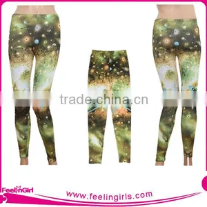 New Arrival Sports Wears Women Sexy Fitness Wear Galaxy Leggings thumbnail-1