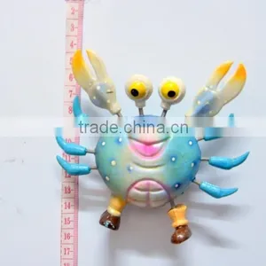 4 Inch Cartoon Crab Plastic Fridge Magnet, Magnetic Fridge Stickers thumbnail-2