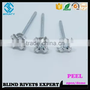 HOT SELLING OPEN END MANUFACTURER ALU/ST POP PEEL TYPE RIVETS thumbnail-4