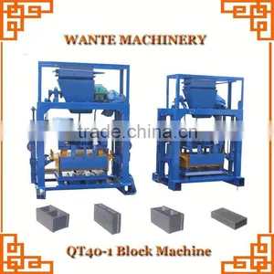 WANTE MACHINERY QT40-1 House Plans Fully Automatic Block Making Machine thumbnail-1