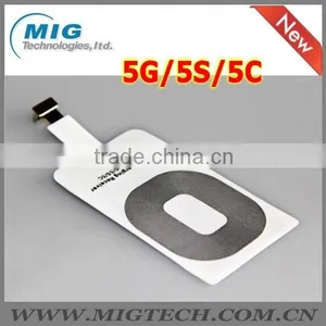 Qi Wireless Charger Receiver for IPhone 5/5s/5c, Portable Charger Receiver for IPhone 6/6s/6s/lighting Usb thumbnail-1