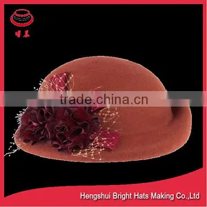 Wool Felt Berets Hat Formal Hat thumbnail-1