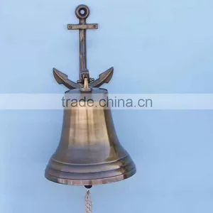 Handcrafted Nautical Decor Anchor Hanging Bell NBB 0020 thumbnail-4
