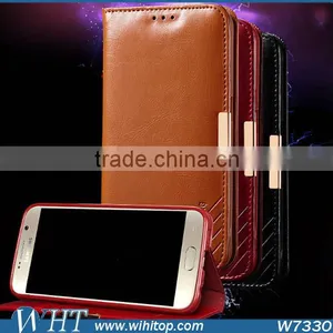 Wallet Case for Samsung Galaxy S7, Genuine Leather Case for Samsung S7 Quality Choice thumbnail-6