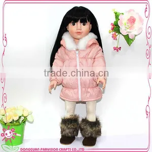 Doll Clothes Sale Hot Pink Animal Print Fur Trim Doll Jacket thumbnail-1