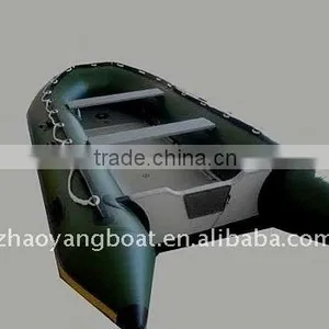 Russian Interests>>Green>Camo>>3+1(keel)>>14ft>>6persons>>PVC Infalatable Boat thumbnail-1
