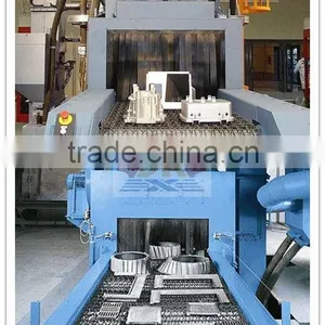 OUTSTANDING QUALITY QAUTOMATIC WIRE MESH H BEAM STEEL PIPE PLATE SHOT BLASTING MACHINE thumbnail-1