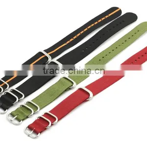 Fashion Style Colorful Fabric Nylon Watch Strap thumbnail-2