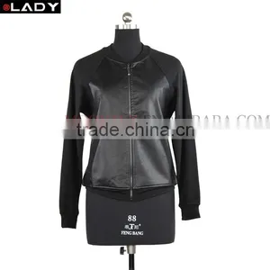 Bulk Brazilian Clothing Brands Stores Soft PU Jacket 2016 thumbnail-1