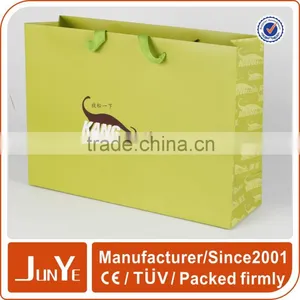 Custom Shopping Cotton Paper Handle Bag With Logo Print thumbnail-1
