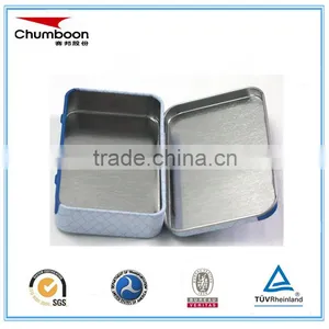 Small Hinged Mint Candy Chewing Gum CMYK Tin Box thumbnail-1