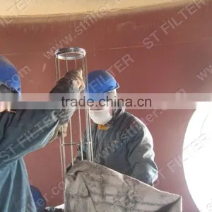 Twill Weave Fiberglass Filter Bag for Titan White,Dia130*3900mm thumbnail-5