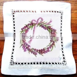 Hand Embroidery Lavender Bags ,sachet Bag,embroidery Lavender Pillow thumbnail-3