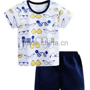2016 Boys Summer Cotton 2 Pcs Set thumbnail-1
