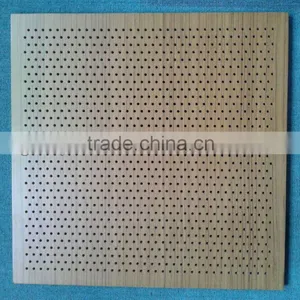 Wooden Perforated Acoustic Ceiling Tiles thumbnail-1