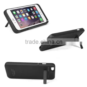 Wholesale Stand Protective External Backup Battery Case for IPhone 6 With Kickstand , Portable Power Bank Case for IPhone 6 thumbnail-2