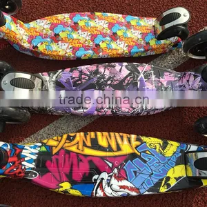 Four Wheel Self Balancing Kids Foot Kick Scooter thumbnail-4