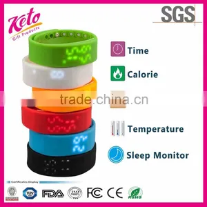 USB Multi-function 3D Smart Pedometer Bracelet thumbnail-1