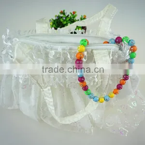 Fancy Dress Shape Pouch Bags Lace Handbag for Kids thumbnail-3
