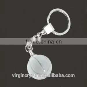 Decorative Crystal Basketball Keychain, Baseball Key Ring for Sports Souvenir Gift thumbnail-1