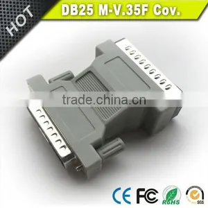 Cisco DB25 Male to V.35 Female 34pin Converter Gender Changer in Beige Color thumbnail-1