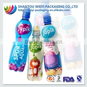 PVC Heat Shrink Bottle Label For Printing Shrink Wraping Drink Label Bottle Printing Water Shrink Sleeve thumbnail-1