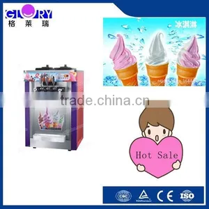 Stainless Steel Commercial 3 Flavors Soft Serve Ice Cream Machine/Ice Cream Maker thumbnail-1