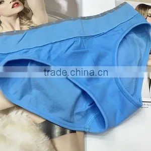 Sky Bule Brief Good Looking Seamless Underwear for Young Women thumbnail-3
