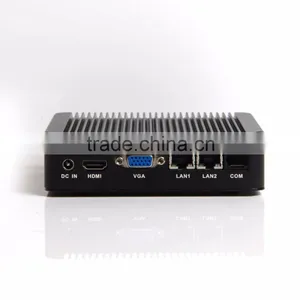 Barebone System Bay Trail J1800 2 Ethernet Mini pc Partaker 2.41GHZ Turo 2.58GHZ thumbnail-2