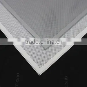 SGS Tested Fireproof Aluminum or GI Perforated Ceiling Tiles 600x600, Aluminum Acoustic False Ceiling Panel thumbnail-3