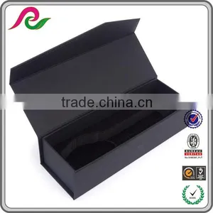 Custom Black Cardboard Paper Box With EVA Magnet for Wine Packing thumbnail-2