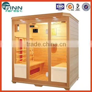 2 Person Home Use Dry Sauna Room Hemlock Beauty Infrared Cheapest Sauna Room thumbnail-1