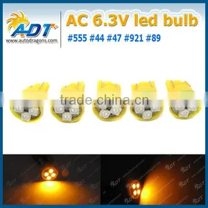 ADT Yellow 4smd Pinball Machine LED #555 Bulbs thumbnail-1