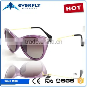 Hot Sale High Quality Fashion TR90 Metal Ladies Sunglasses for Women thumbnail-1