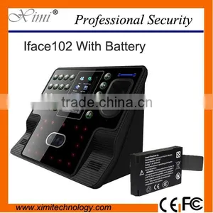 Biometric Time Attendamce System TCP/IP RFID Card Reader and Optional Battery Face Door Access Controller Time Recorder thumbnail-1