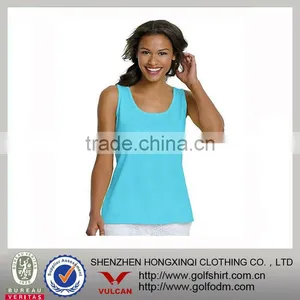 2013 New Arrival Power Blue Quick Dry Ladies Singlet With OEM Service thumbnail-1