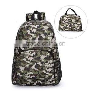 Multi-function Foldable Camouflage Backpack Travelling Folded Bag thumbnail-1