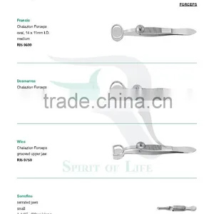 Erhardt Lid Forceps, Downes Lid Clamp, Lambert Chalazion Forceps, Hunt Chalazion Forceps, Baird Chalazion, Francis Chalazion Fo thumbnail-2