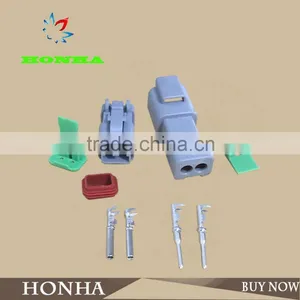 DT04-2P DT06-2S Grey PA66 Sealed Deutsch 2 Pin Male and Female Auto 2 Pin Connectors thumbnail-1